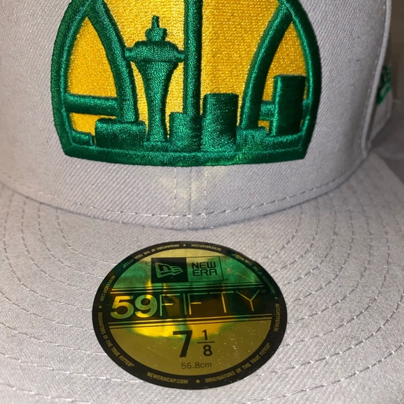 Seattle Sonics New Era Fitted Hat 7 1/8 - Picture 2 of 4